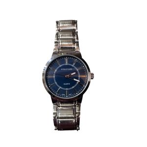 Men's Structure Stainless Steel Quartz Watch 32723 By Surface With Blue Face